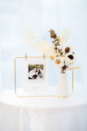 Blissful Garden Floral Photo Rack and Vase