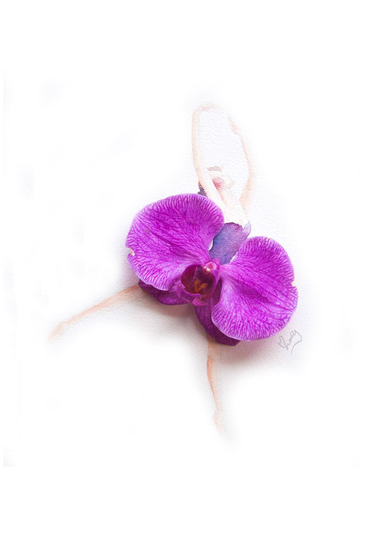 Digital Artprint-Orchid Ballerina-Love Limzy Co.