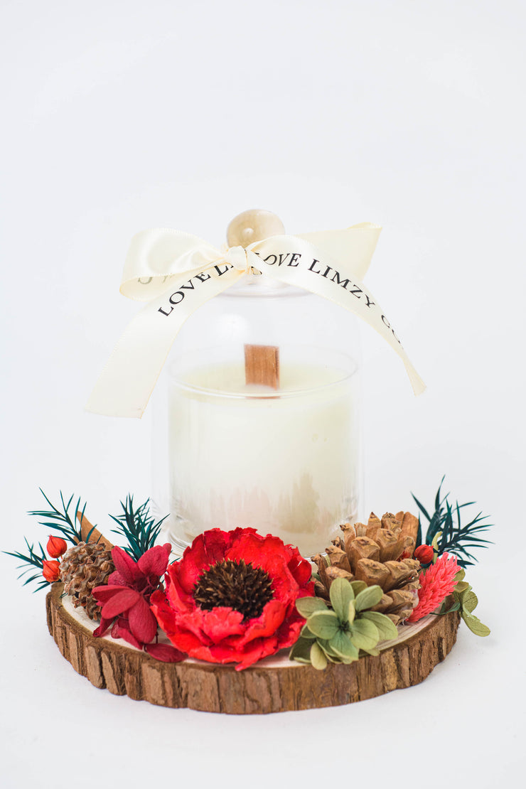 Eternal Flame Candle - Christmas Red