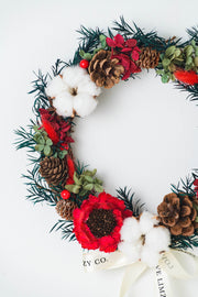 Classic Red Christmas Wreath