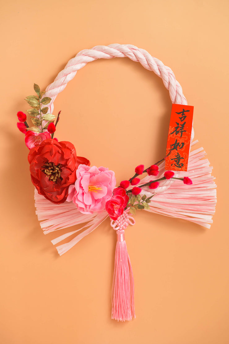 Auspicious Spring Japanese Wreath