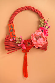 Auspicious Spring Japanese Wreath