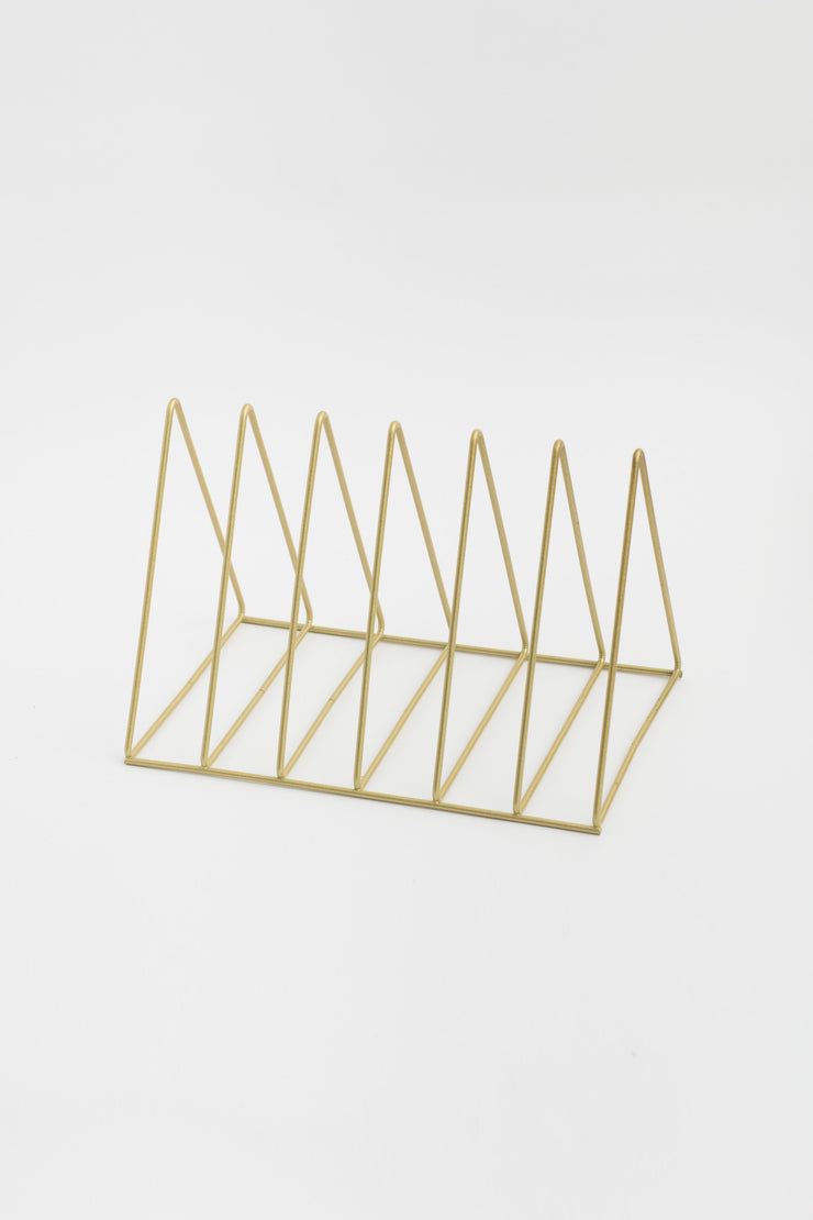 Camille Gold Book Rack Display