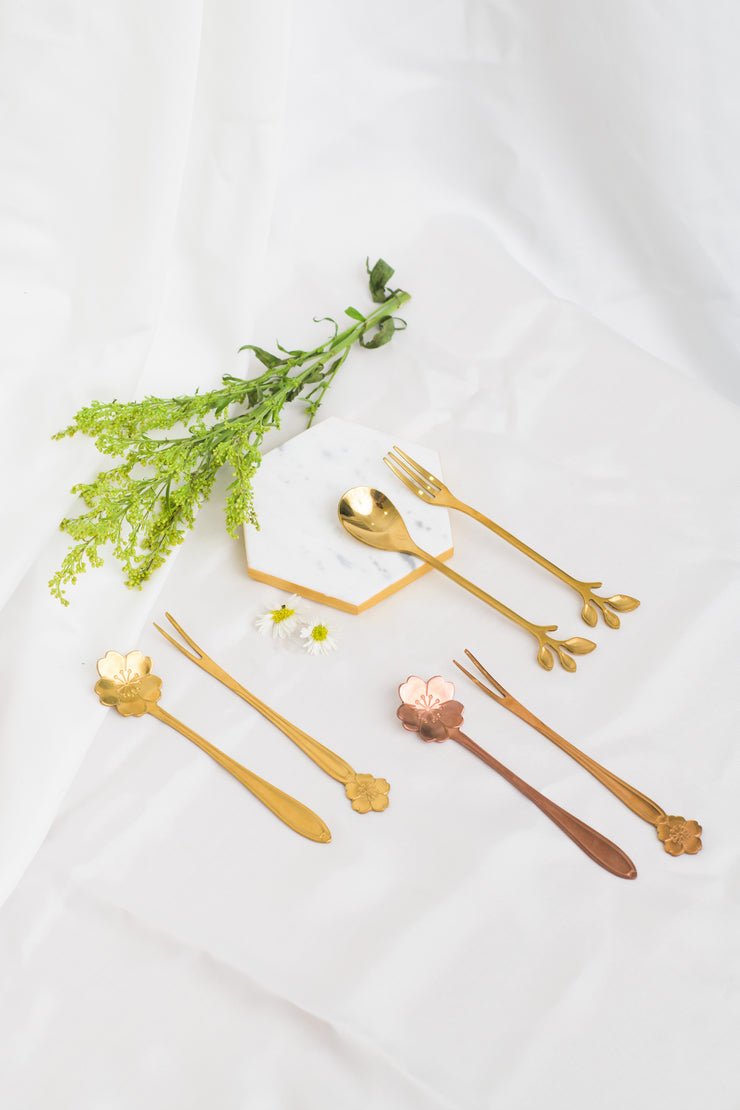 Botany Afternoon Teaspoon & Fork Set