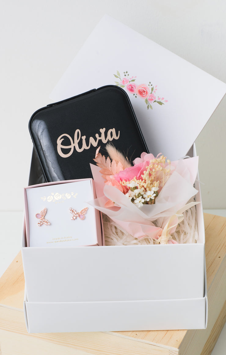 Celestial Jewelry Flower Gift Box