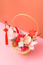 First of Spring Flower Basket