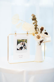 Blissful Garden Floral Photo Rack and Vase