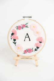 Garden of Hoop Personalised Embroidery Gift Set