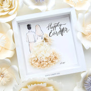 Artprint with Preserved Flowers-Hijab Couple-Love Limzy Co.