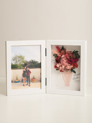 Artprint with Preserved Flowers-Mother's Vase-Book Frame ( 35 x 25 cm )-Lovely Pink-Completed Piece-Love Limzy Co.