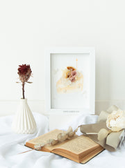 Artprint with Preserved Flowers-Orange Slice Cake-Love Limzy Co.