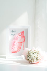 Artprint with Preserved Flowers-Stella Strap Heels-Love Limzy Co.