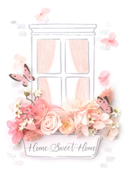 Artprint with Preserved Flowers-Window Flowers-Love Limzy Co.