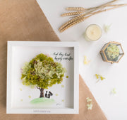 Artprint with Preserved Flowers-Wishing Tree-Love Limzy Co.