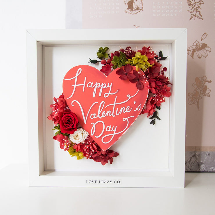Artprint with Preserved Flowers-Words from My Heart-Love Limzy Co.
