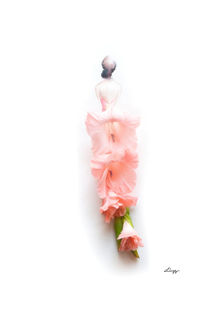 Digital Artprint-Gladiolus Gown-Love Limzy Co.