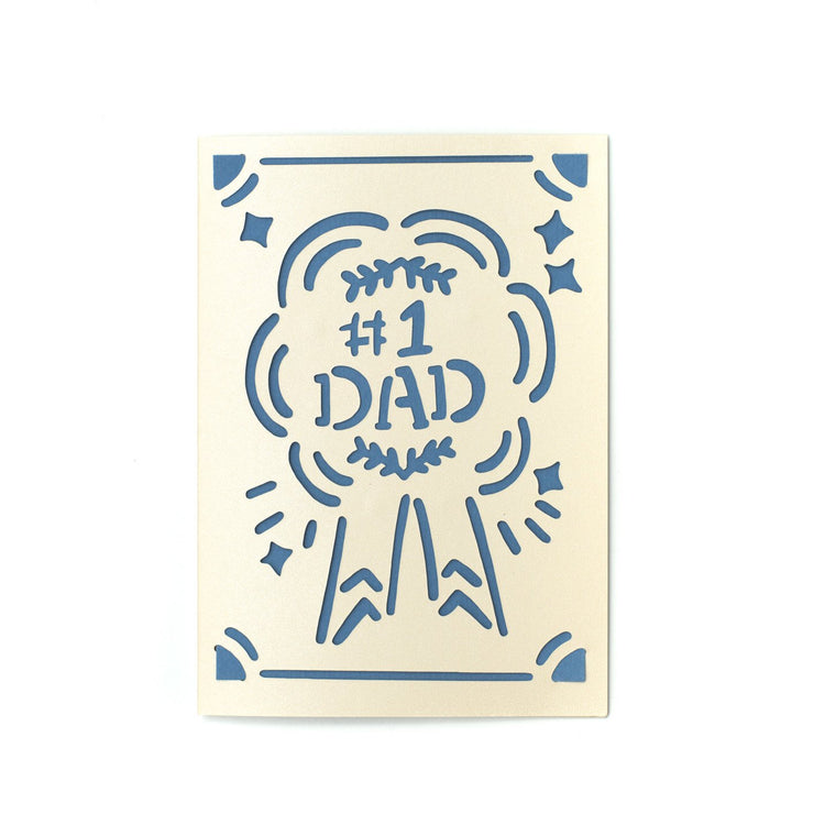 Greeting Card-No.1 Dad Card-Love Limzy Co.