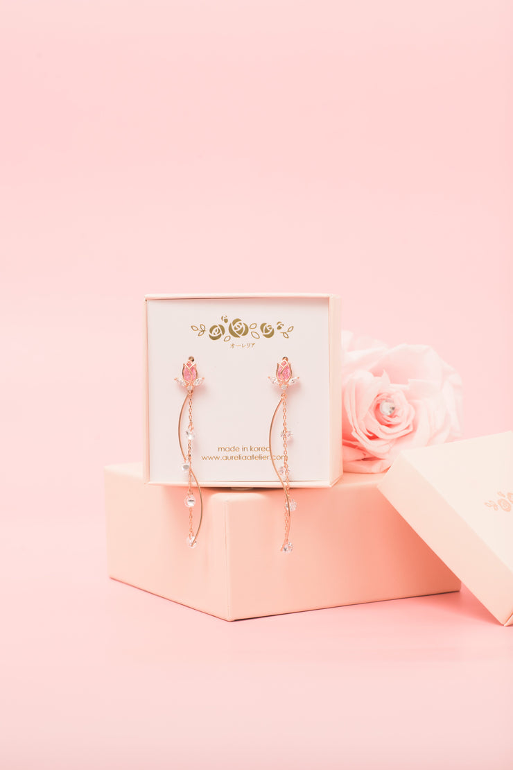 -Mi Amor Petite Floral Box | Sweet Pink-Rose Gold Belle-Love Limzy Co.