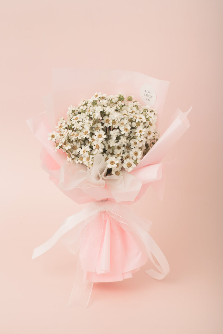 Preserved Dried Flower Bouquet-Charming Ixodia - Blush Pink-Love Limzy Co.