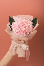 Preserved Dried Flower Bouquet-Hydrangea - Blush Pink-Love Limzy Co.