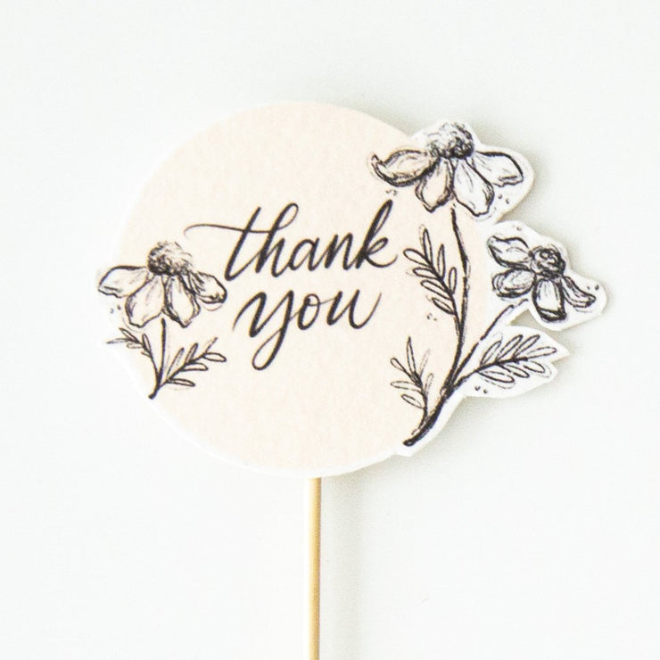 Topper-Wildflower Thank You-Love Limzy Co.